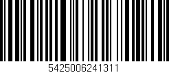 Código de barras (EAN, GTIN, SKU, ISBN): '5425006241311'