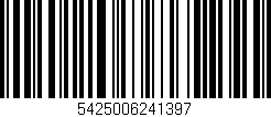 Código de barras (EAN, GTIN, SKU, ISBN): '5425006241397'