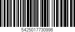 Código de barras (EAN, GTIN, SKU, ISBN): '5425017730996'