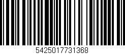 Código de barras (EAN, GTIN, SKU, ISBN): '5425017731368'
