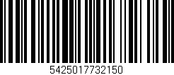 Código de barras (EAN, GTIN, SKU, ISBN): '5425017732150'