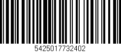 Código de barras (EAN, GTIN, SKU, ISBN): '5425017732402'