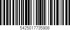 Código de barras (EAN, GTIN, SKU, ISBN): '5425017735908'