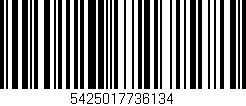 Código de barras (EAN, GTIN, SKU, ISBN): '5425017736134'