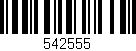 Código de barras (EAN, GTIN, SKU, ISBN): '542555'