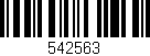 Código de barras (EAN, GTIN, SKU, ISBN): '542563'