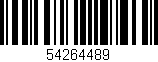 Código de barras (EAN, GTIN, SKU, ISBN): '54264489'