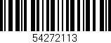 Código de barras (EAN, GTIN, SKU, ISBN): '54272113'
