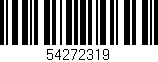 Código de barras (EAN, GTIN, SKU, ISBN): '54272319'