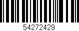 Código de barras (EAN, GTIN, SKU, ISBN): '54272429'