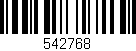 Código de barras (EAN, GTIN, SKU, ISBN): '542768'