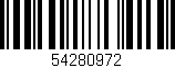 Código de barras (EAN, GTIN, SKU, ISBN): '54280972'