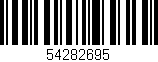 Código de barras (EAN, GTIN, SKU, ISBN): '54282695'