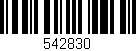 Código de barras (EAN, GTIN, SKU, ISBN): '542830'