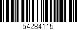 Código de barras (EAN, GTIN, SKU, ISBN): '54284115'