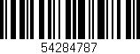 Código de barras (EAN, GTIN, SKU, ISBN): '54284787'