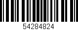 Código de barras (EAN, GTIN, SKU, ISBN): '54284824'