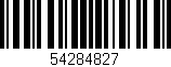 Código de barras (EAN, GTIN, SKU, ISBN): '54284827'