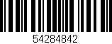Código de barras (EAN, GTIN, SKU, ISBN): '54284842'