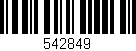 Código de barras (EAN, GTIN, SKU, ISBN): '542849'