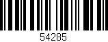 Código de barras (EAN, GTIN, SKU, ISBN): '54285'