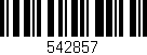 Código de barras (EAN, GTIN, SKU, ISBN): '542857'