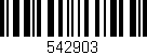 Código de barras (EAN, GTIN, SKU, ISBN): '542903'