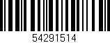 Código de barras (EAN, GTIN, SKU, ISBN): '54291514'