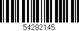 Código de barras (EAN, GTIN, SKU, ISBN): '54292145'