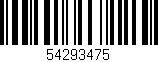 Código de barras (EAN, GTIN, SKU, ISBN): '54293475'