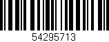 Código de barras (EAN, GTIN, SKU, ISBN): '54295713'