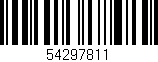 Código de barras (EAN, GTIN, SKU, ISBN): '54297811'