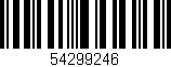 Código de barras (EAN, GTIN, SKU, ISBN): '54299246'