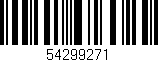 Código de barras (EAN, GTIN, SKU, ISBN): '54299271'