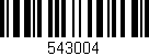 Código de barras (EAN, GTIN, SKU, ISBN): '543004'