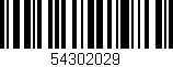 Código de barras (EAN, GTIN, SKU, ISBN): '54302029'