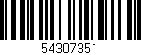 Código de barras (EAN, GTIN, SKU, ISBN): '54307351'