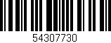 Código de barras (EAN, GTIN, SKU, ISBN): '54307730'