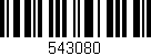 Código de barras (EAN, GTIN, SKU, ISBN): '543080'