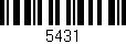Código de barras (EAN, GTIN, SKU, ISBN): '5431'