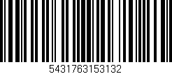 Código de barras (EAN, GTIN, SKU, ISBN): '5431763153132'
