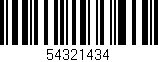 Código de barras (EAN, GTIN, SKU, ISBN): '54321434'