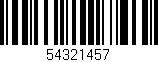 Código de barras (EAN, GTIN, SKU, ISBN): '54321457'