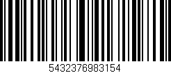 Código de barras (EAN, GTIN, SKU, ISBN): '5432376983154'