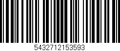 Código de barras (EAN, GTIN, SKU, ISBN): '5432712153593'
