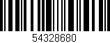Código de barras (EAN, GTIN, SKU, ISBN): '54328680'