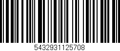 Código de barras (EAN, GTIN, SKU, ISBN): '5432931125708'