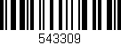 Código de barras (EAN, GTIN, SKU, ISBN): '543309'