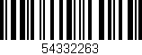 Código de barras (EAN, GTIN, SKU, ISBN): '54332263'