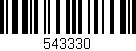 Código de barras (EAN, GTIN, SKU, ISBN): '543330'